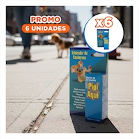 Pack6 Pulverizador de adiestramiento y Limpieza para Cachorros Celeste Y+Papel Regalo
